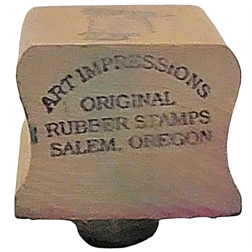 VTG Art Impressions Aaron Rubber Stamp 1